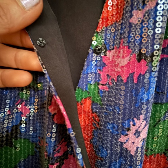 Sequin Floral Mini Dress by Wayf - Picture 6 of 9